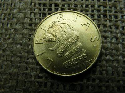 San Marino 200 lire, 1995, líra