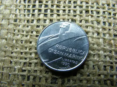 San Marino 100 Lire, 1990