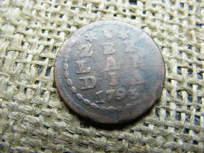 Zeeland tartomány 1 duit, 1793, Holland Köztársaság