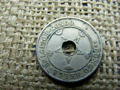Belga-Kongó 10 centimes érme, 1911