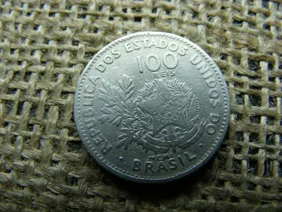 Brazília 100 reis, 1901