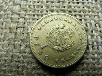 Uruguay 1 peso, 1965