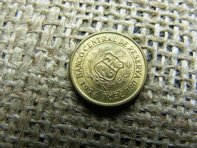Peru 5 centavos, 1974