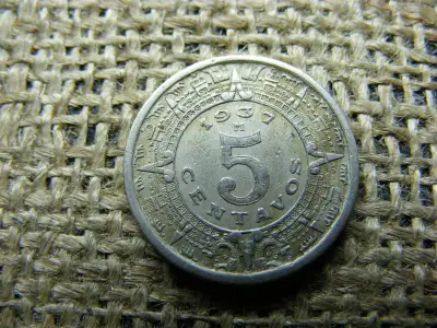 Mexikó 5 centavos, 1937