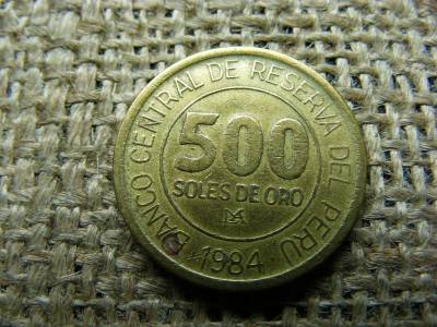 Peru 500 Soles de Oro, 1984