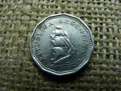 Argentína 5 pesos, 1963