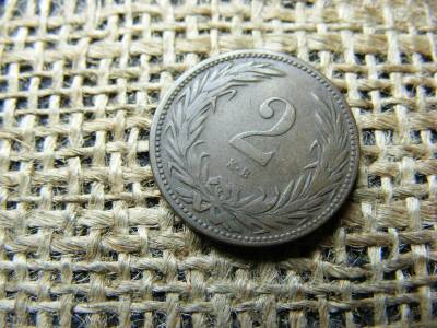 2 fillér, 1902, KB