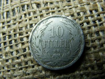10 fillér 1892 KB, ritka