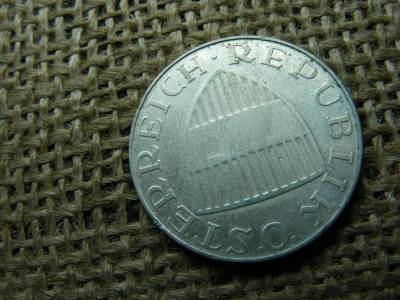Ausztria, 10 Schilling, 1957, ezüst