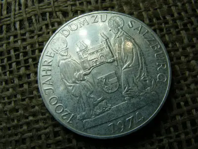 Ezüst 50 schilling érme, 1974
