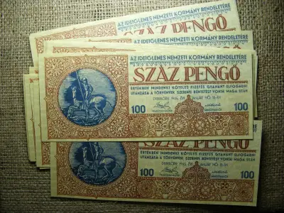 100 pengő, 1945, tervezet, másolat