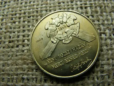 100 forintos érme, 1998, BU, 1848