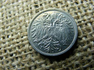 10 heller, 1908, Korona pénzérme