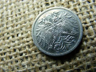 10 Heller, 1910, Korona