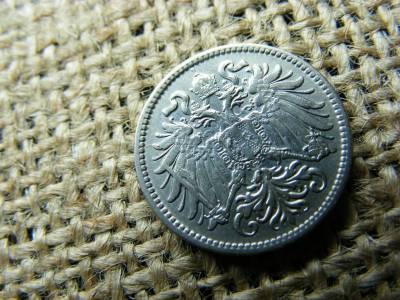 10 heller, 1911, Korona pénzérme