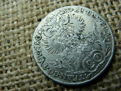 Ezüst 20 krajcár, 1780, Mária Terézia, Erdély