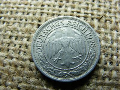 Birodalmi 50 pfennig, 1928, E jel