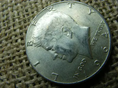 USA 1/2 dollár, 1964, Kennedy-féle emlékérem