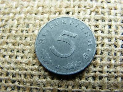 Birodalmi 5 pfennig, 1941, J jelzés