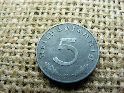 Birodalmi 5 pfennig, 1941, B jelzés