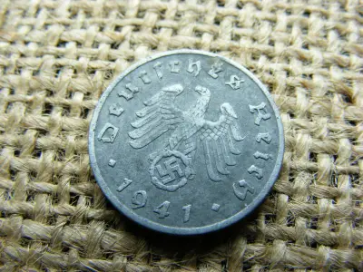 Birodalmi 5 pfennig, 1941, F jelzés
