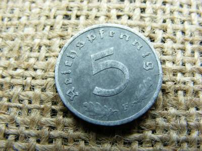 Birodalmi 5 pfennig, 1942, F jelzés