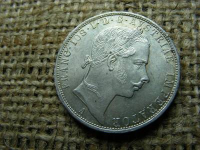 Ferenc József, 1 forint, 1858, ezüst