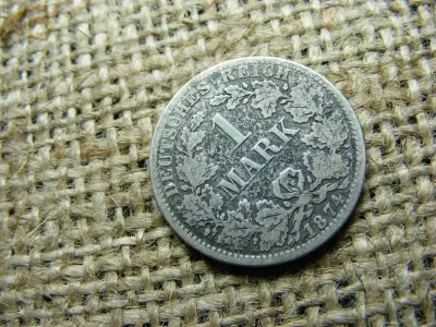 Birodalmi ezüst 1 márka, 1874 A