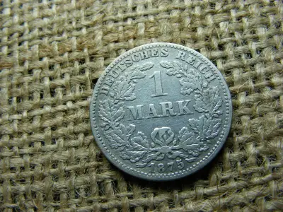 Birodalmi 1 márka, 1875, ezüst