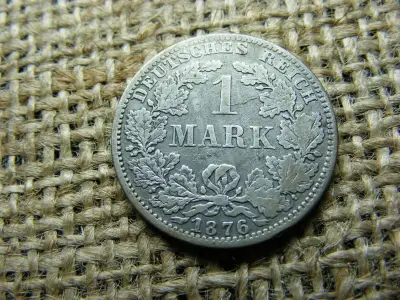 Birodalmi ezüst 1 márka, 1876