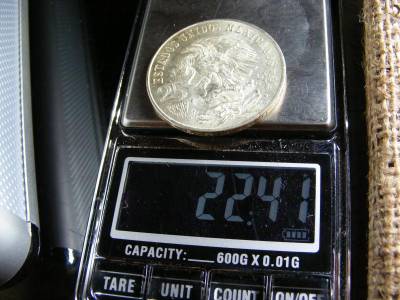 Mexikó, 25 pesos, 1968, ezüst