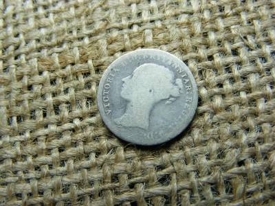 Ezüst 3 pence, 1872, Nagy-Britannia
