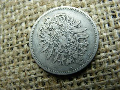 Birodalmi ezüst 1 márka, 1874 D
