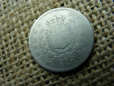 Olaszország 1 Lire, 1867, Vittorio Emanuele II