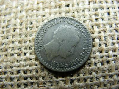 Porosz 1 Silbergroschen, 1824 D, Frigyes Vilmos III