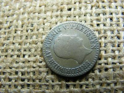 Porosz 1 Silbergroschen, 1848 A, Frigyes Vilmos IV