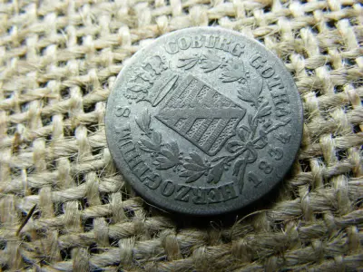 Szász-Coburg-Gotha Hercegség, 1834, Ernest I ezüst 6 krajcár