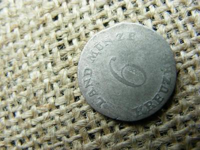 Szász-Meiningeni Hercegség, 6 krajcár, 1828, Bernard II