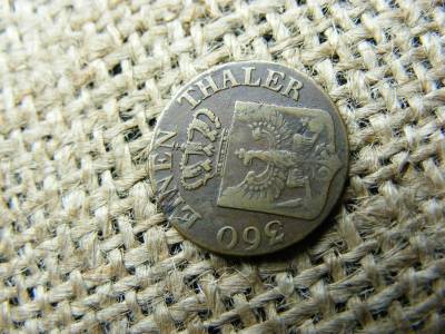 Porosz 1 pfenning érme, 1828, Frigyes Vilmos III