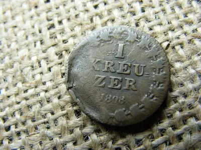 Nassau Hercegség 1 krajcár, 1808, verdehibás