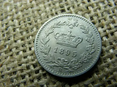 Olaszország 20 centesimi, 1895, Umberto I