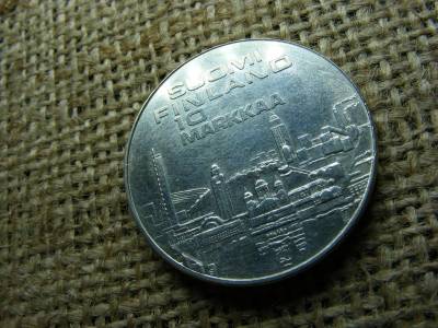 Finnország, 10 Markkaa, 1971, atlétikai bajnokság