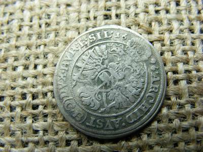 Lipót I. ezüst 3 krajcár, 1696, CB