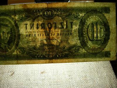 10 forintos bankjegy, 1947, ritka, eredeti tartás