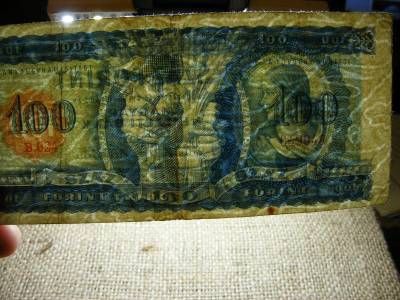 100 forintos bankjegy, 1946, ritka, eredeti tartás