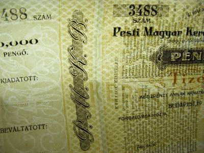 Pesti Magyar Kereskedelmi Bank 10000 pengő, 1926-1946