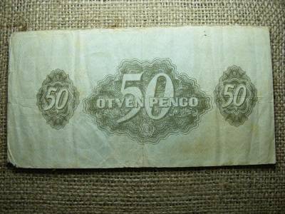 Vörös Hadsereg 50 pengő, 1944, Kicsi