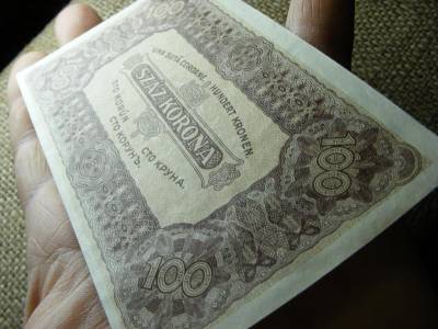 100 korona, 1923, M. pénzjegynyomda