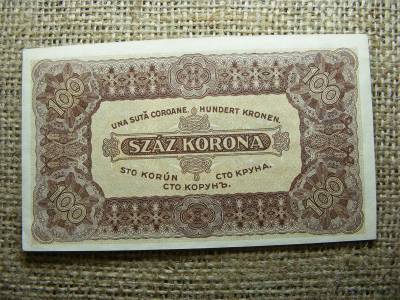 100 korona, 1923, M. pénzjegynyomda