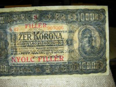 1000 korona, 1923, 8 fillér